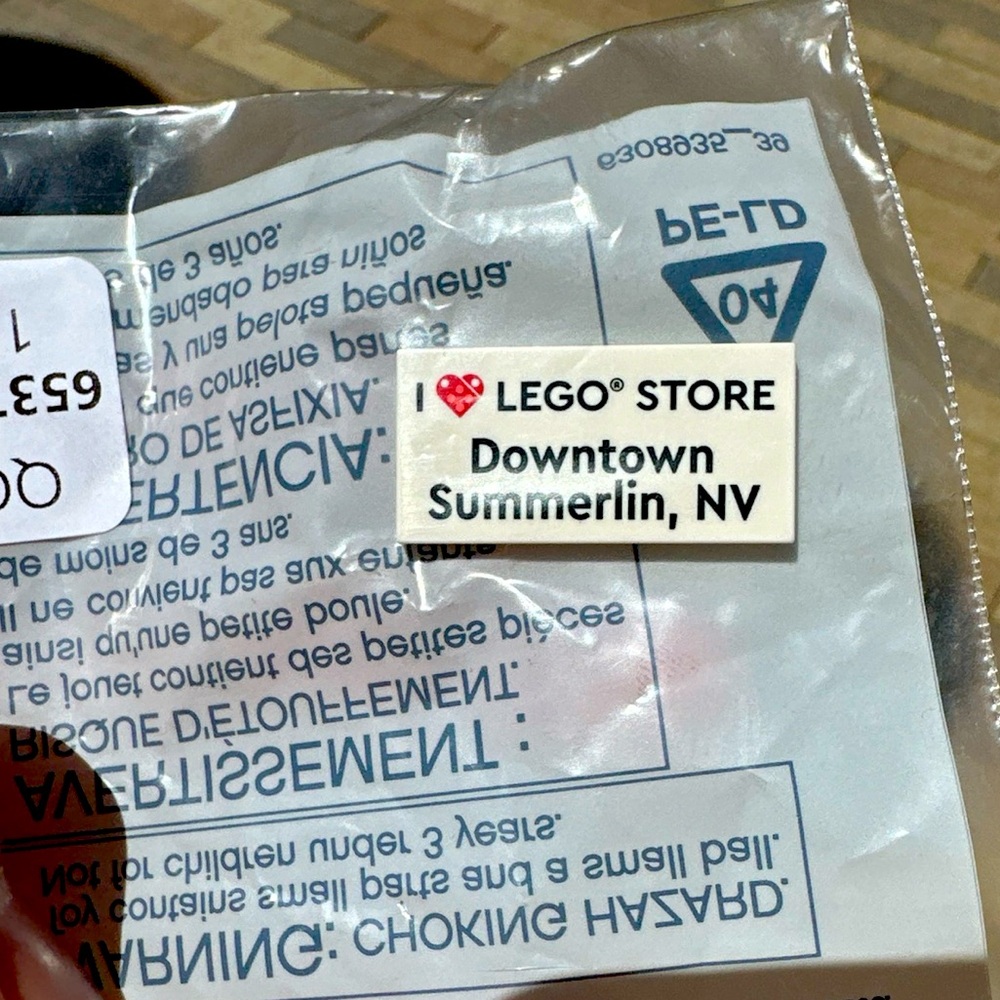 Lego Store Grand Opening Exclusive Tile Downtown Summerlin Las Vegas Nevada